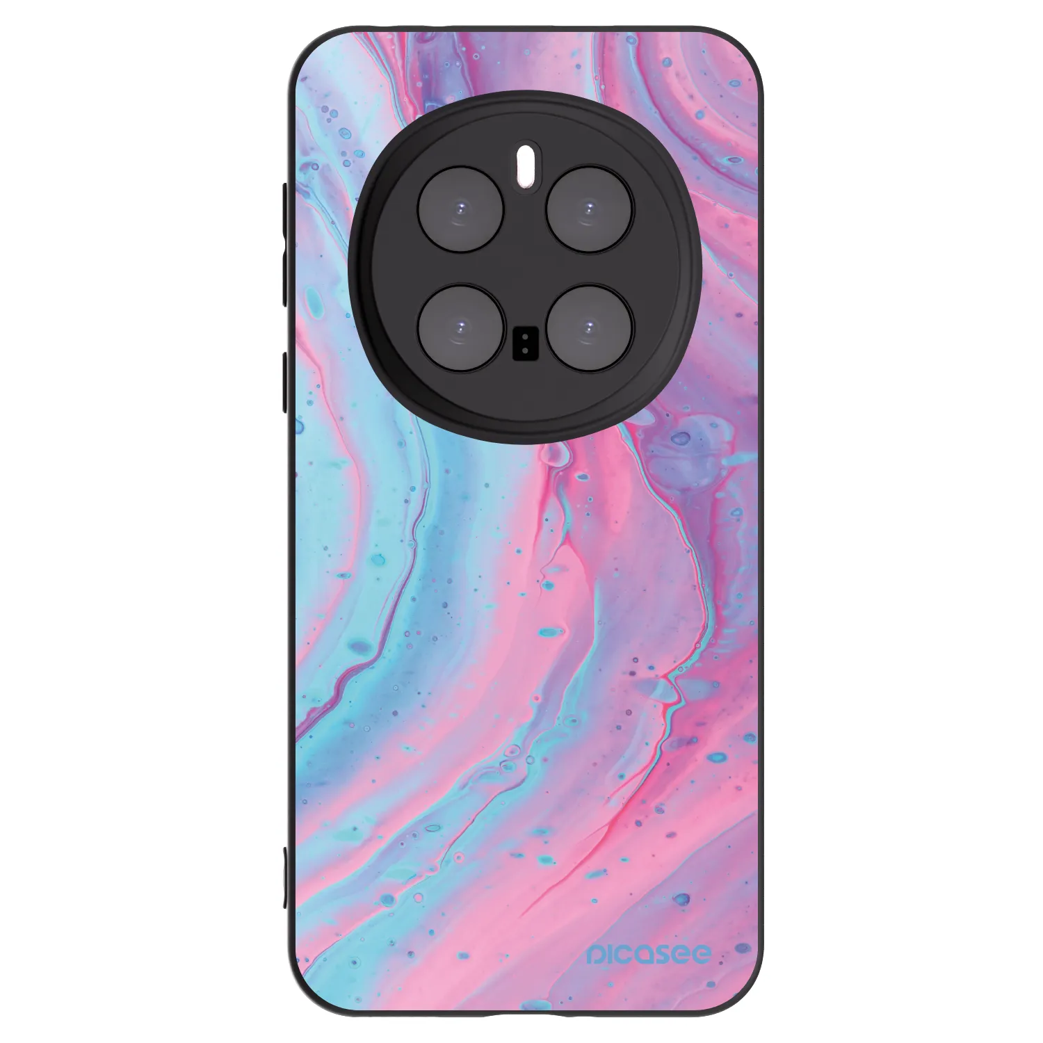 Picasee husă neagră din silicon pentru Honor Magic7 Pro 5G - Pink liquid