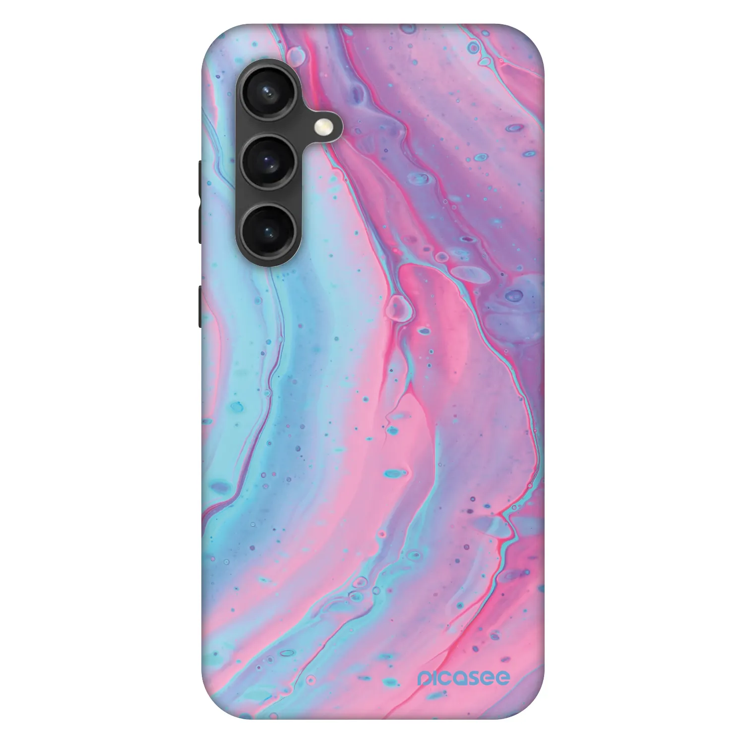 Picasee Fashion Case pentru Samsung Galaxy S24 FE S721B - Pink liquid