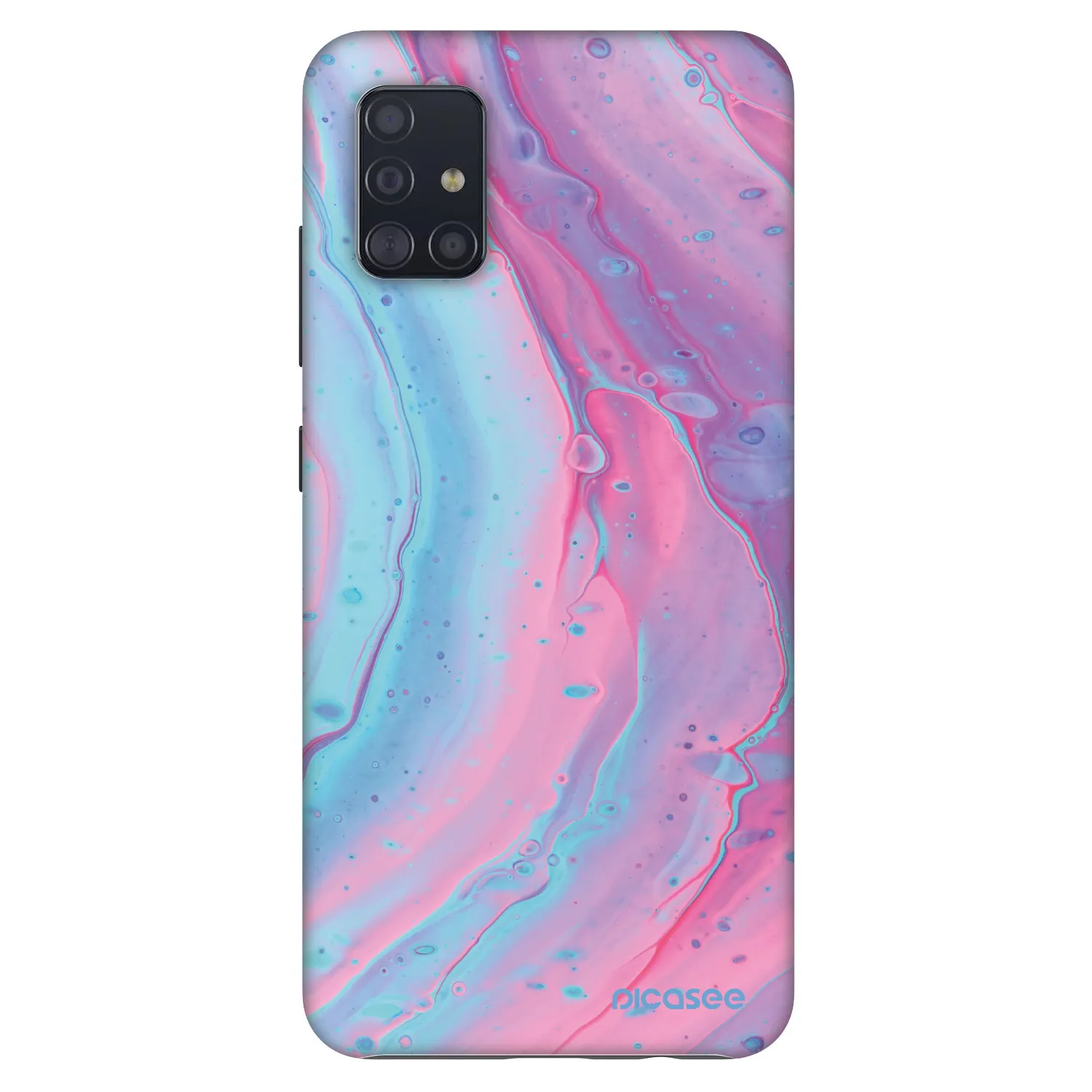 Picasee Fashion Case pentru Samsung Galaxy A51 A515F - Pink liquid