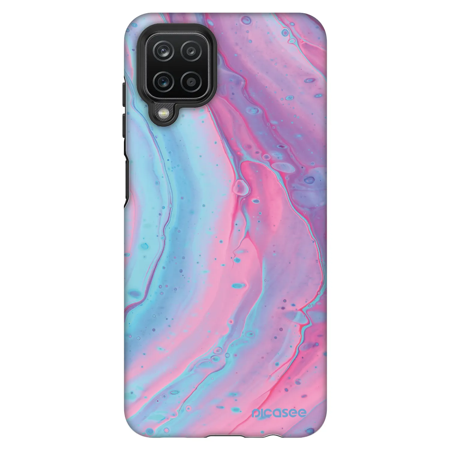 Picasee Fashion Case pentru Samsung Galaxy A12 A125F - Pink liquid