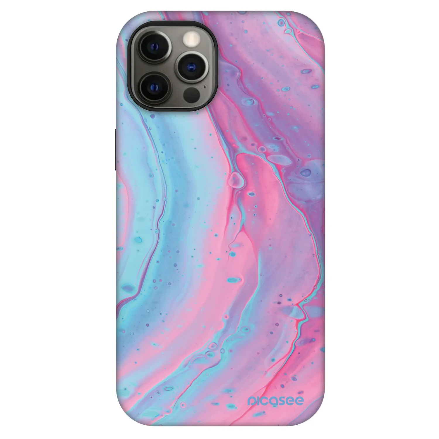 Picasee Fashion Case MagSafe pentru Apple iPhone 12 Pro - Pink liquid
