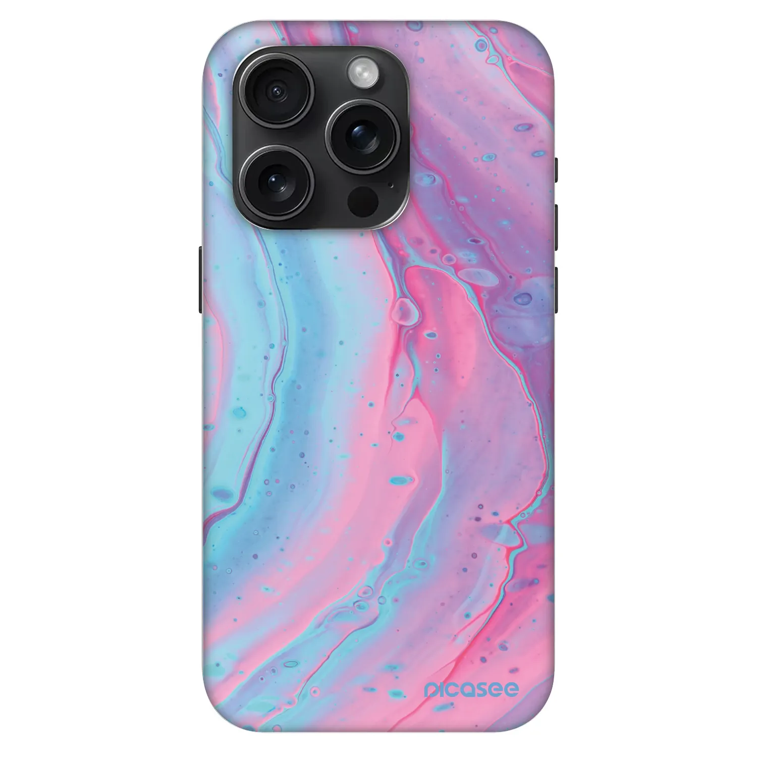 Picasee Fashion Case MagSafe pentru Apple iPhone 15 Pro - Pink liquid