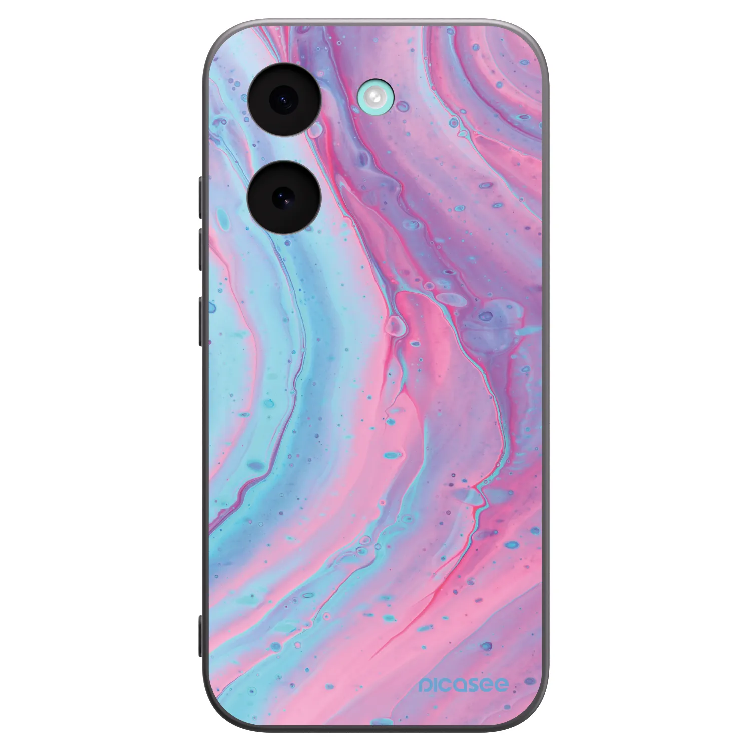 Picasee husă neagră din silicon pentru Xiaomi Poco X8 Pro - Pink liquid