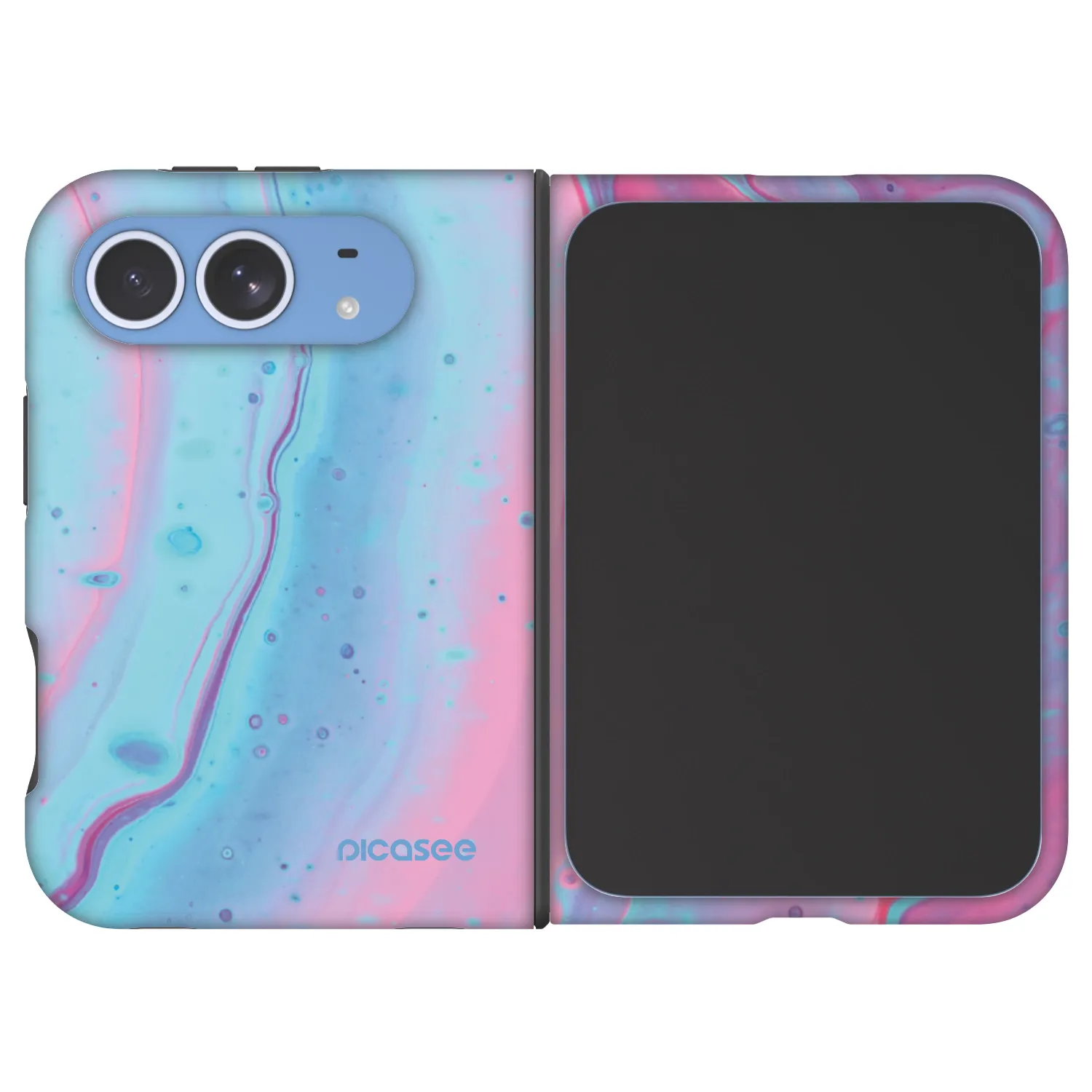 Picasee Fashion Case MagSafe pentru Apple iPhone Duo - Pink liquid