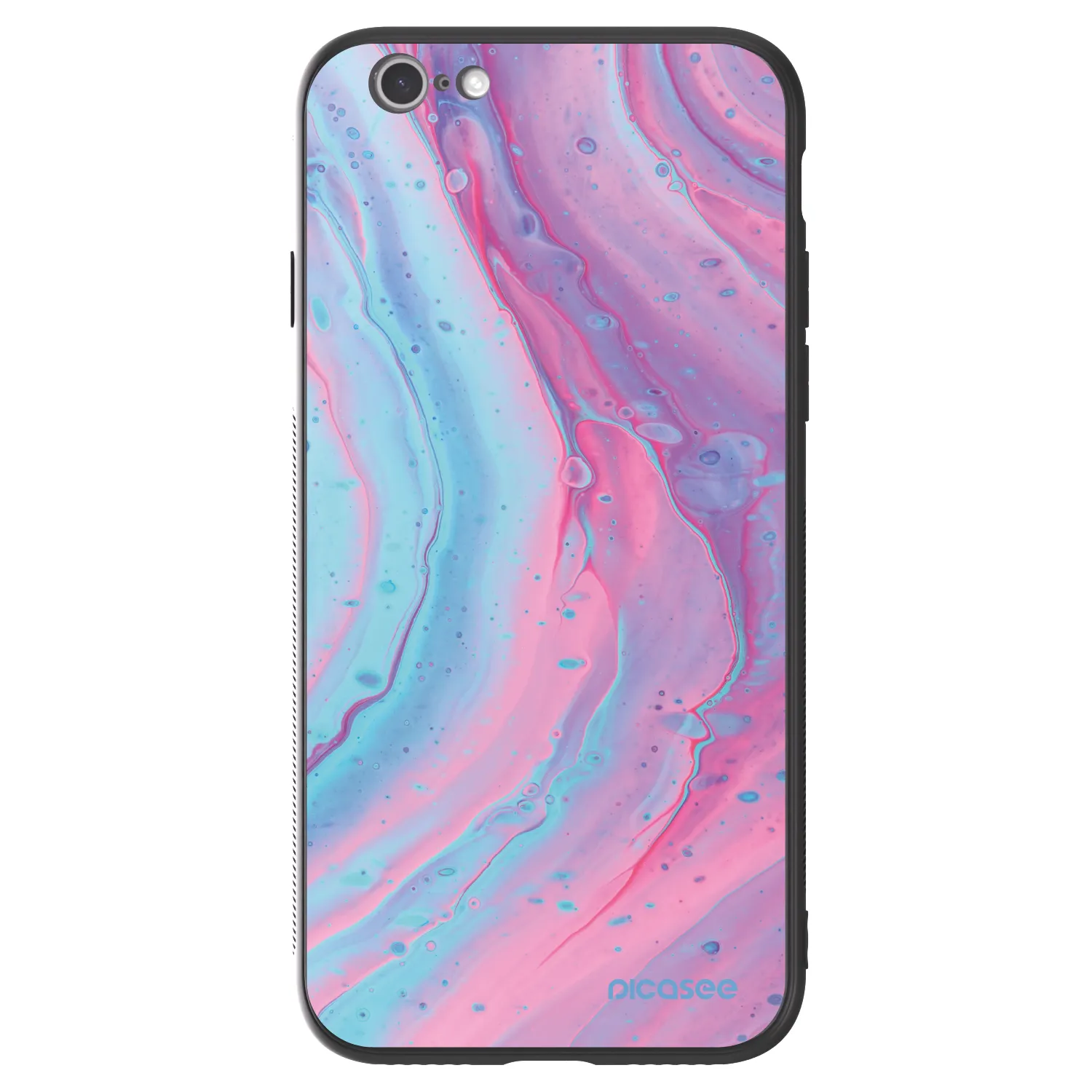 Picasee ULTIMATE CASE pentru Apple iPhone 6/6S - Pink liquid