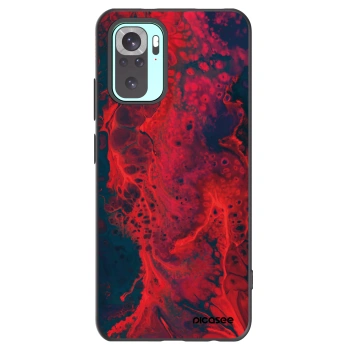 Picasee husă neagră din silicon pentru Xiaomi Redmi Note 10 Pro - Organic red