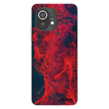 Picasee husă transparentă din silicon pentru Xiaomi Mi 11 - Organic red