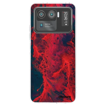 Picasee husă transparentă din silicon pentru Xiaomi Mi 11 Ultra - Organic red