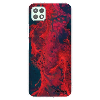 Picasee husă transparentă din silicon pentru Samsung Galaxy A22 A226B 5G - Organic red