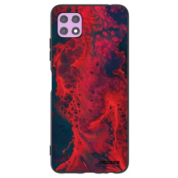 Picasee husă neagră din silicon pentru Samsung Galaxy A22 A226B 5G - Organic red