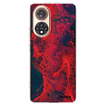 Picasee husă transparentă din silicon pentru Huawei Nova 9 - Organic red