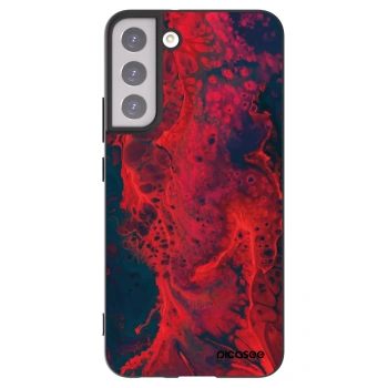 Picasee husă neagră din silicon pentru Samsung Galaxy S22+ 5G - Organic red