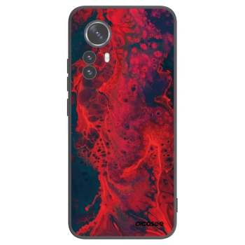 Picasee husă neagră din silicon pentru Xiaomi 12 Pro - Organic red