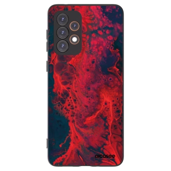 Picasee husă neagră din silicon pentru Samsung Galaxy A33 5G A336 - Organic red