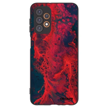 Picasee husă neagră din silicon pentru Samsung Galaxy A23 A236B 5G - Organic red