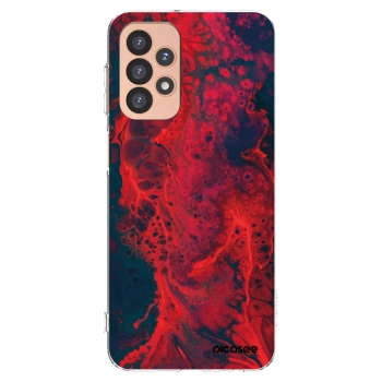 Picasee husă transparentă din silicon pentru Samsung Galaxy A23 A236B 5G - Organic red