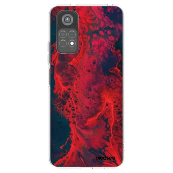 Picasee husă transparentă din silicon pentru Xiaomi Redmi Note 11S 5G - Organic red