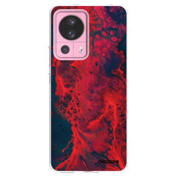 Picasee husă transparentă din silicon pentru Xiaomi 13 Lite - Organic red