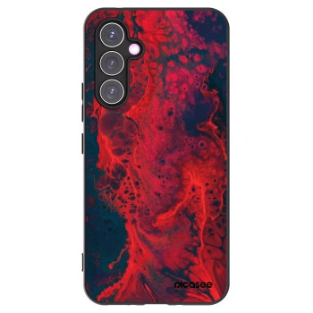 Picasee husă neagră din silicon pentru Samsung Galaxy A54 5G A546B - Organic red