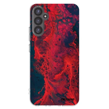 Picasee husă transparentă din silicon pentru Samsung Galaxy A34 5G A346B - Organic red