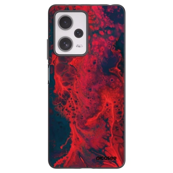 Picasee husă neagră din silicon pentru Xiaomi Redmi Note 12 Pro+ 5G - Organic red
