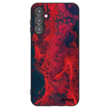 Picasee husă neagră din silicon pentru Samsung Galaxy A14 4G A145R - Organic red