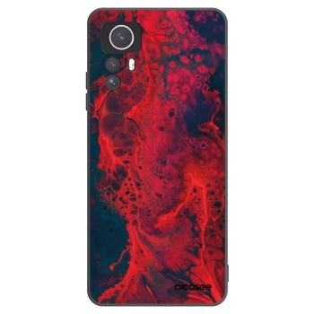 Picasee husă neagră din silicon pentru Xiaomi Redmi Note 12S - Organic red