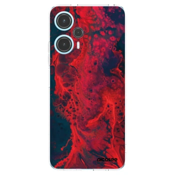 Picasee husă transparentă din silicon pentru Xiaomi Poco F5 - Organic red
