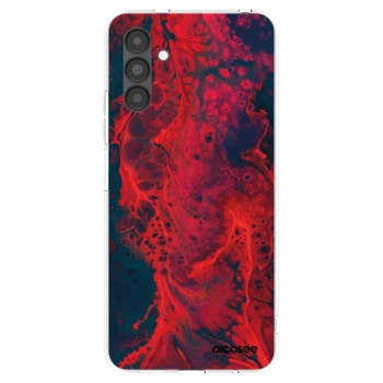 Picasee husă transparentă din silicon pentru Samsung Galaxy A04s A047F - Organic red