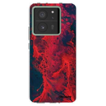 Picasee husă transparentă din silicon pentru Xiaomi 13T - Organic red