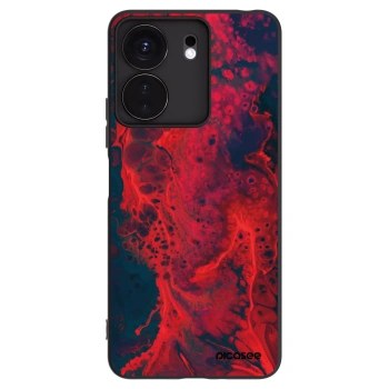 Picasee husă neagră din silicon pentru Xiaomi Redmi 13C 4G - Organic red