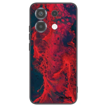 Picasee husă neagră din silicon pentru Xiaomi Poco X6 - Organic red