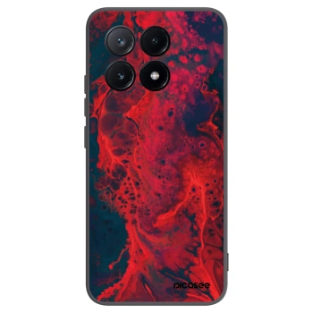 Picasee husă neagră din silicon pentru Xiaomi Poco X6 Pro - Organic red