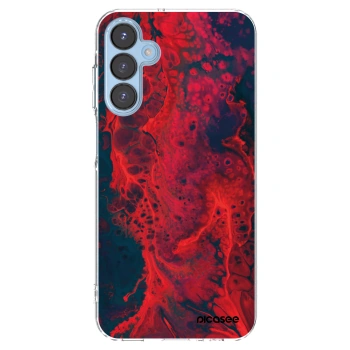 Picasee husă transparentă din silicon pentru Samsung Galaxy A15 A156B 5G - Organic red