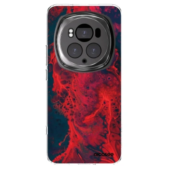 Picasee husă transparentă din silicon pentru Honor Magic6 Pro - Organic red