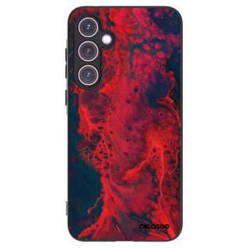 Picasee husă neagră din silicon pentru Samsung Galaxy A35 5G A356B - Organic red