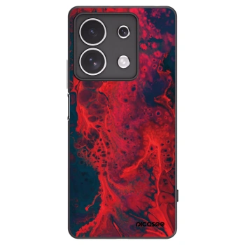Picasee husă neagră din silicon pentru Xiaomi Redmi Note 13 4G - Organic red