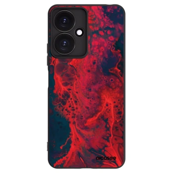 Picasee husă neagră din silicon pentru Xiaomi Redmi 13C 5G - Organic red