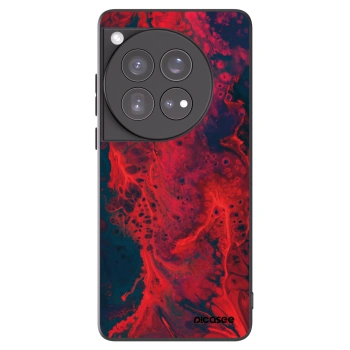 Picasee husă neagră din silicon pentru OnePlus 12 5G - Organic red