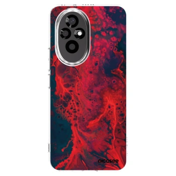 Picasee husă transparentă din silicon pentru Honor 200 Pro 5G - Organic red