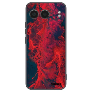 Picasee husă neagră din silicon pentru OnePlus Nord 4 - Organic red