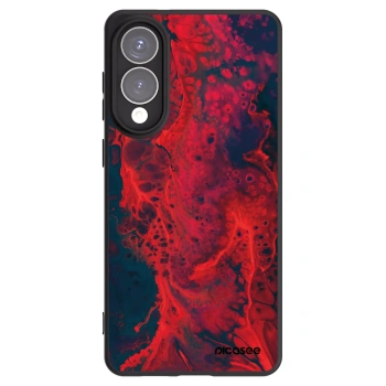 Picasee husă neagră din silicon pentru Samsung Galaxy S25 Edge 5G - Organic red