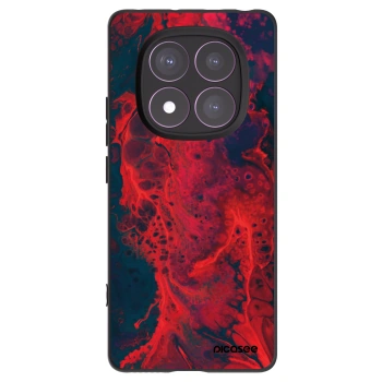 Picasee husă neagră din silicon pentru Xiaomi Redmi Note 14 Pro 4G - Organic red