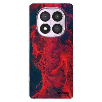 Picasee husă transparentă din silicon pentru Xiaomi Redmi Note 14 Pro 4G - Organic red