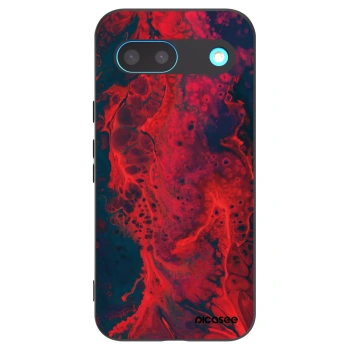 Picasee husă neagră din silicon pentru Google Pixel 8 - Organic red
