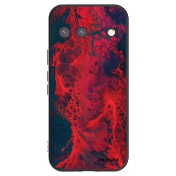 Picasee husă neagră din silicon pentru Google Pixel 9 - Organic red