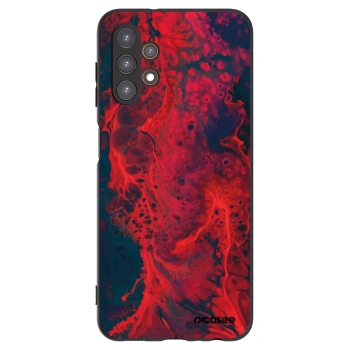 Picasee husă neagră din silicon pentru Samsung Galaxy A13 5G - Organic red