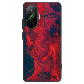 Picasee husă neagră din silicon pentru Xiaomi Poco F7 5G - Organic red