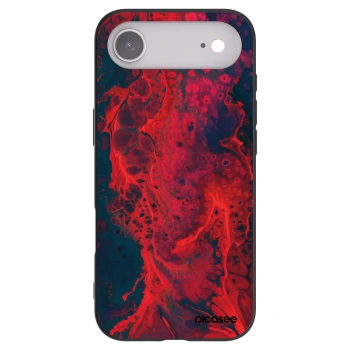 Picasee husă neagră din silicon pentru Apple iPhone Air - Organic red