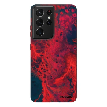 Picasee Fashion Case pentru Samsung Galaxy S21 Ultra 5G G998B - Organic red